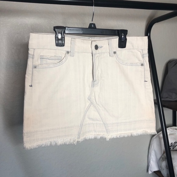 CITIZENS of Humanity by Jerome Dahan Destroyed Spike MohawkSkull Denim Skirt - Picture 4 of 13